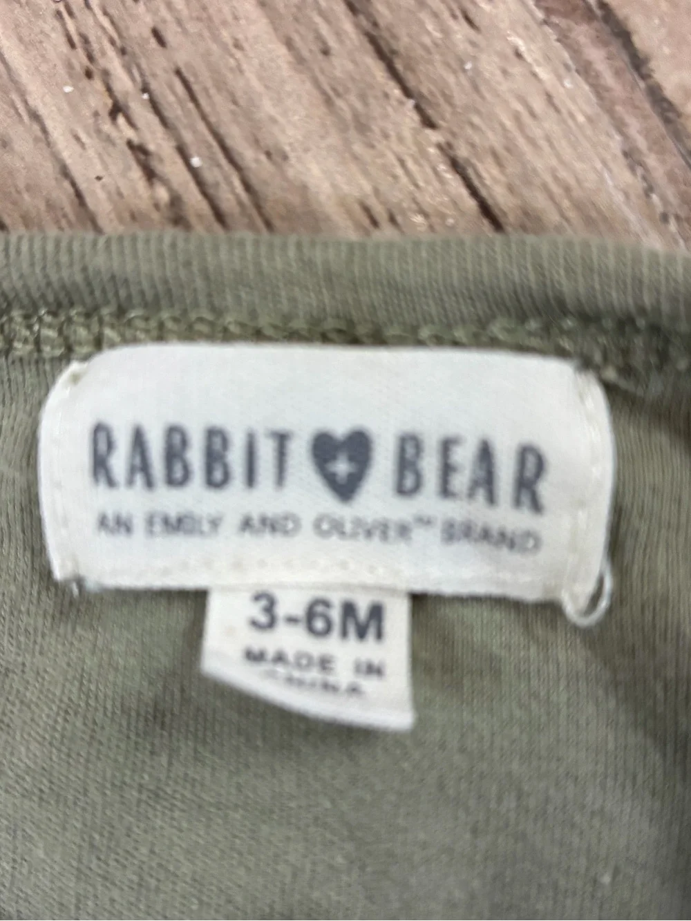 Baby Boy 3-6M 2 Piece Romper Sleeper Bundle Rabbit + Bear Wonder Nation #1325